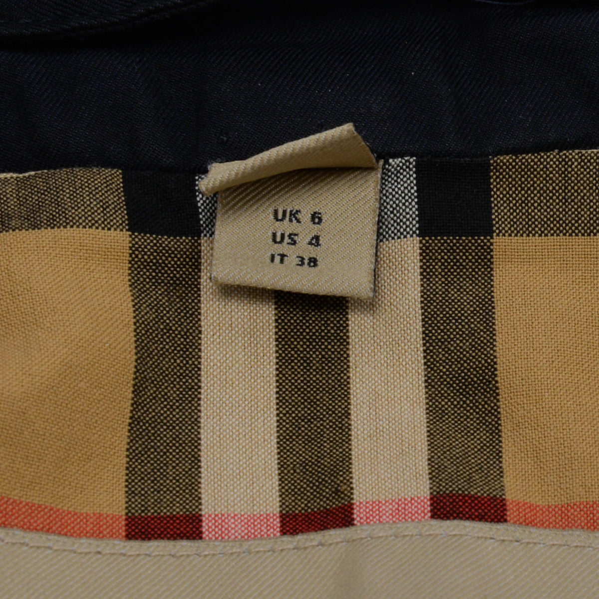 Burberry Blue Carbon Cotton Brighton Trench Coat UK 6