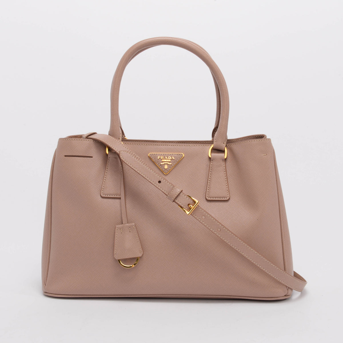 Prada Cammeo Saffiano Lux Small Tote