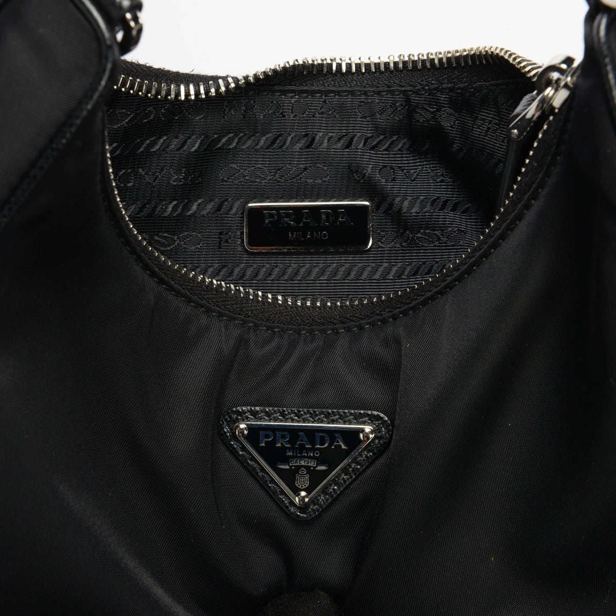 Prada Black Re-Nylon Re-Edition 2005 Shoulder Bag