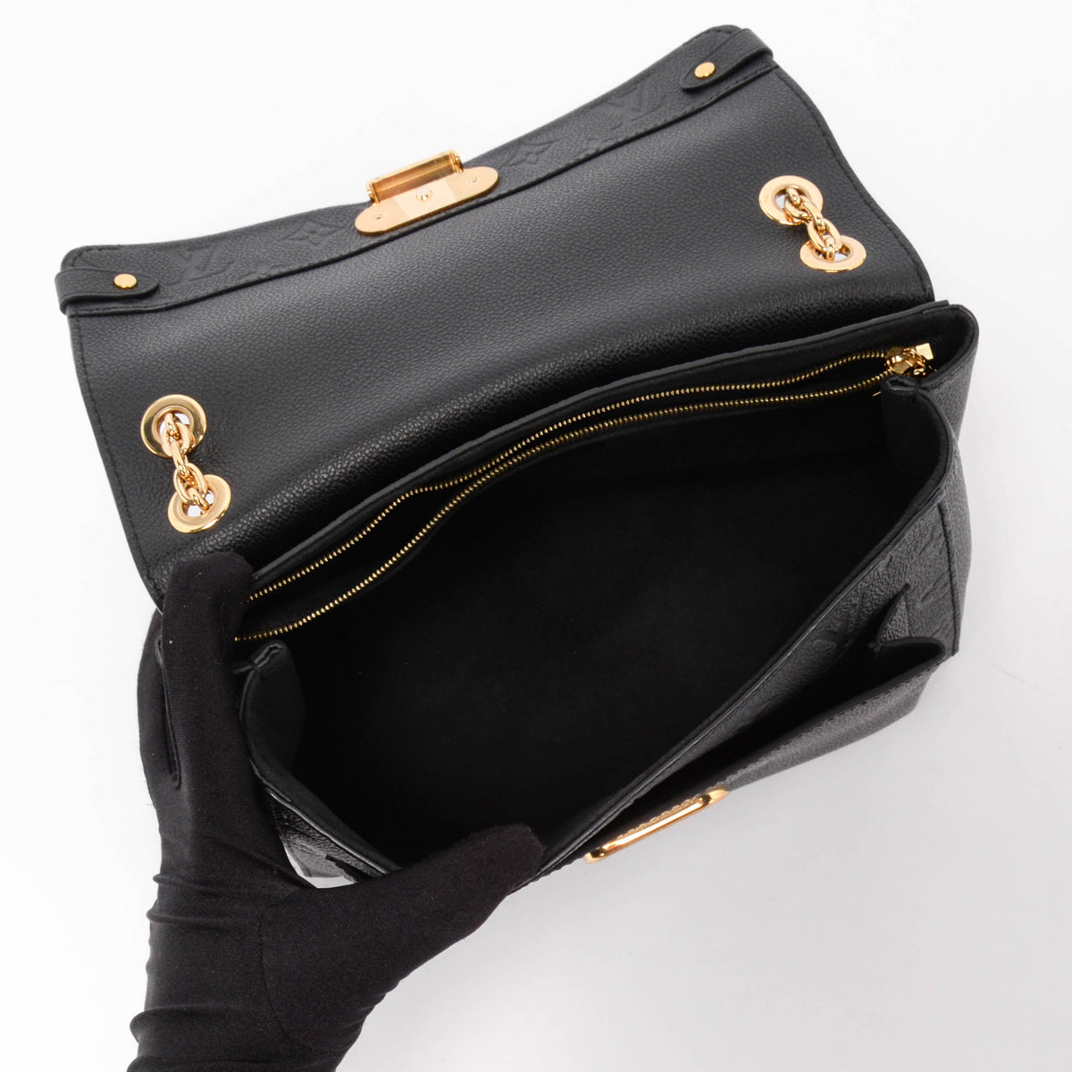 Louis Vuitton Black Empreinte Monogram Vavin PM Bag
