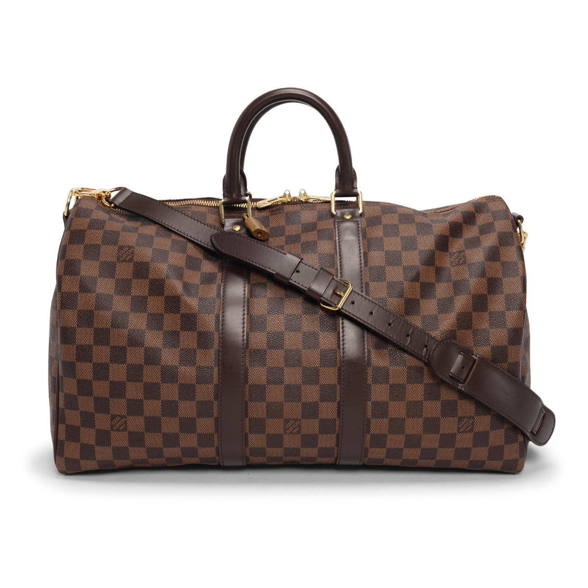 Louis Vuitton Damier Ebene Keepall Bandouliere 45