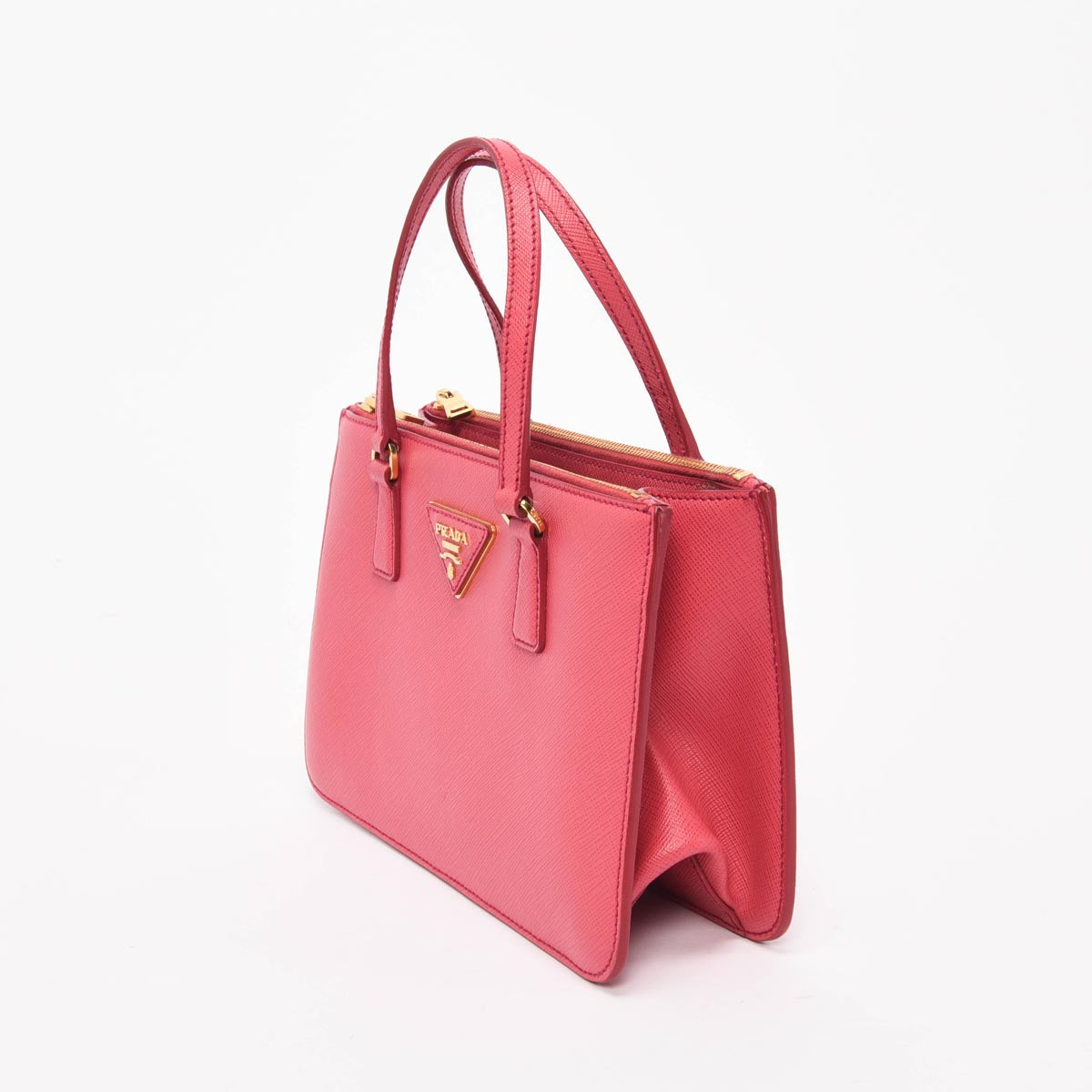 Prada Pink Saffiano Mini Galleria Tote