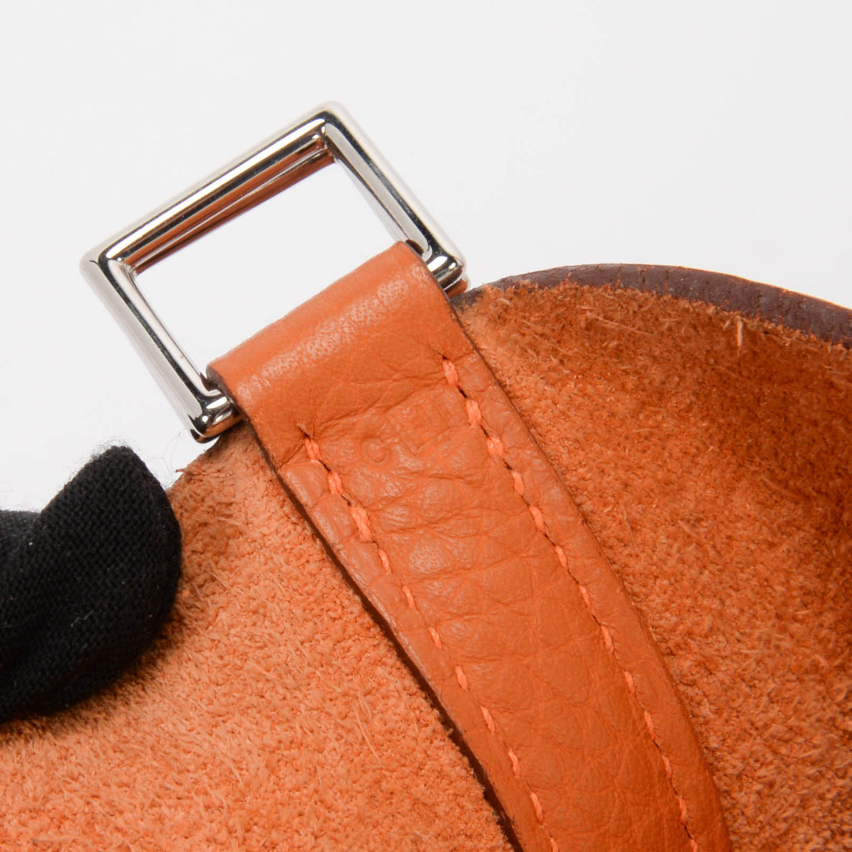 Hermes Orange Clemence Picotin 22