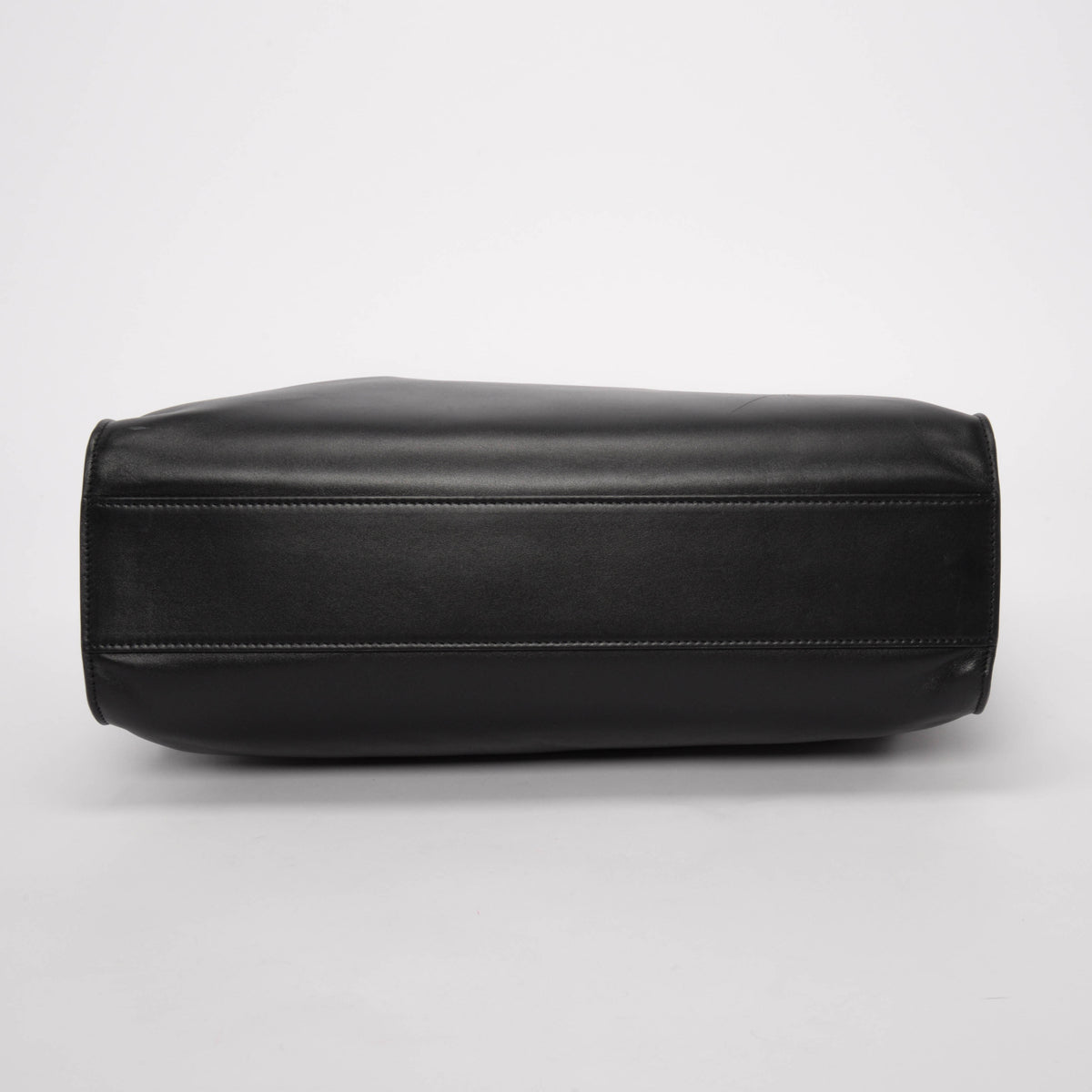 Valentino Black Smooth Calfskin Tagged Tote