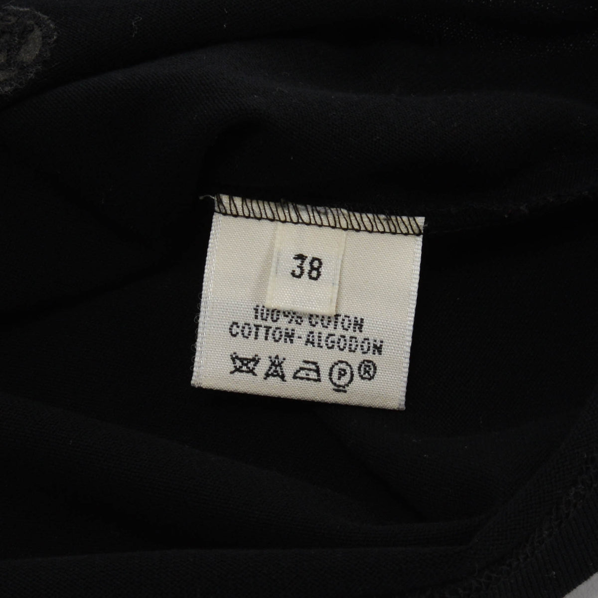Hermes Black Cotton V Neck Sleeveless Top FR 38
