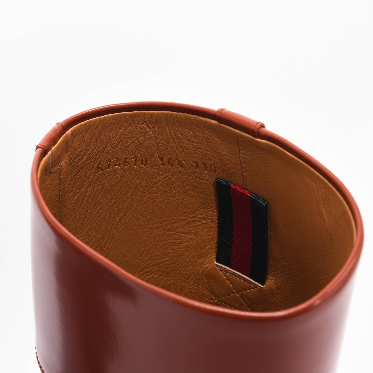 Gucci Black & Amber Calfskin Zelda Harness Boots 36.5