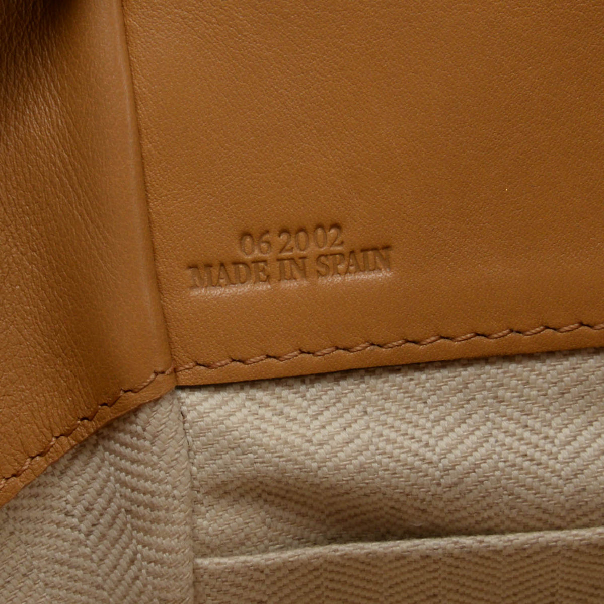 Loewe Honey Calfskin Hammock Drawstring Mini Bag