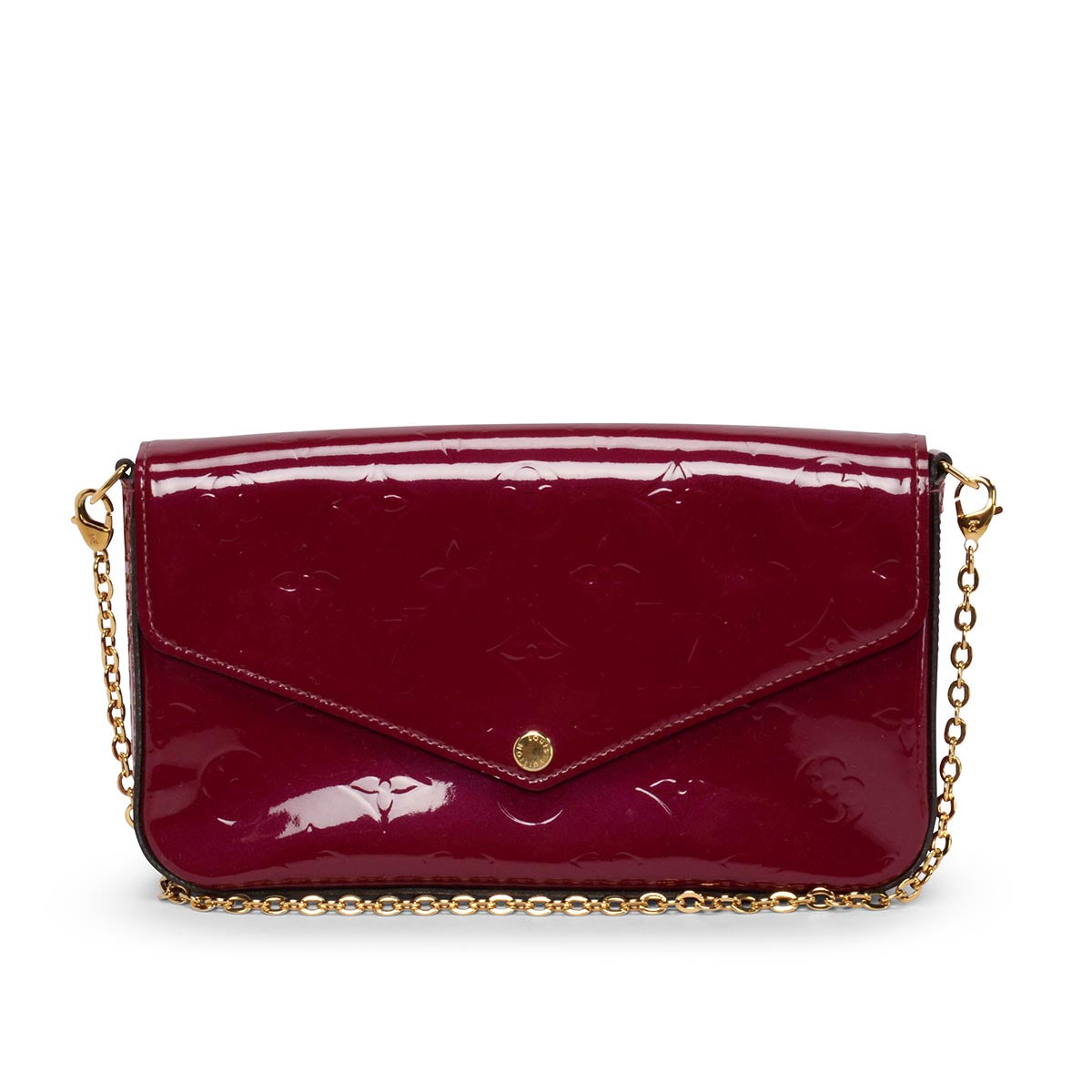 Louis Vuitton Magenta Monogram Vernis Felicie Pochette
