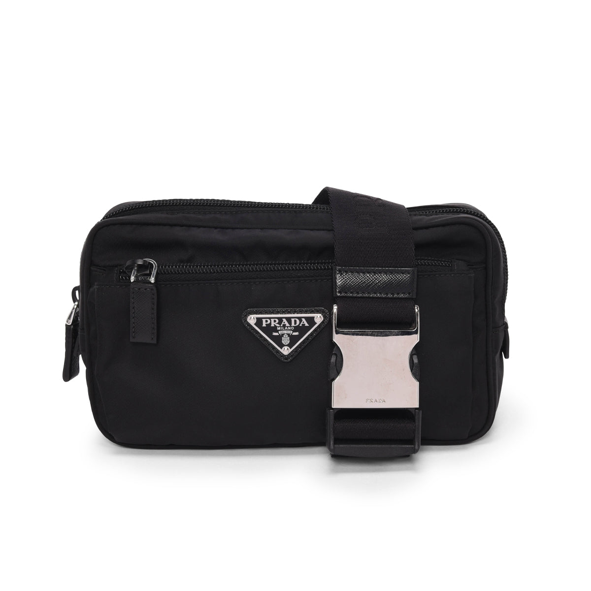 Prada Black Re-Nylon Belt Bag