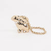 Chanel Light Gold Year Of The Rabbit Bag Charm - Blue Spinach