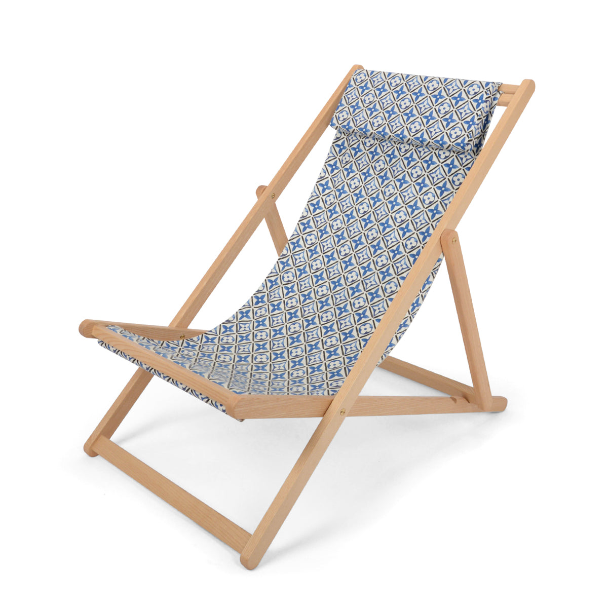 Louis Vuitton Blue Monogram Acrylic Fabric Grace Deckchair