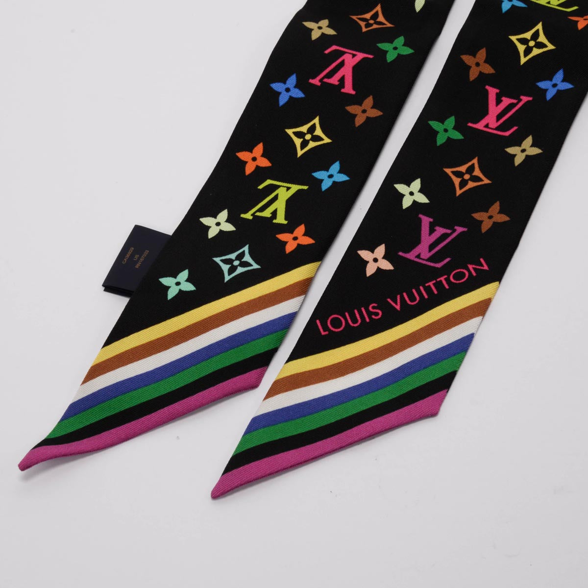 Louis Vuitton Black Monogram Multicolour BB Bandeau