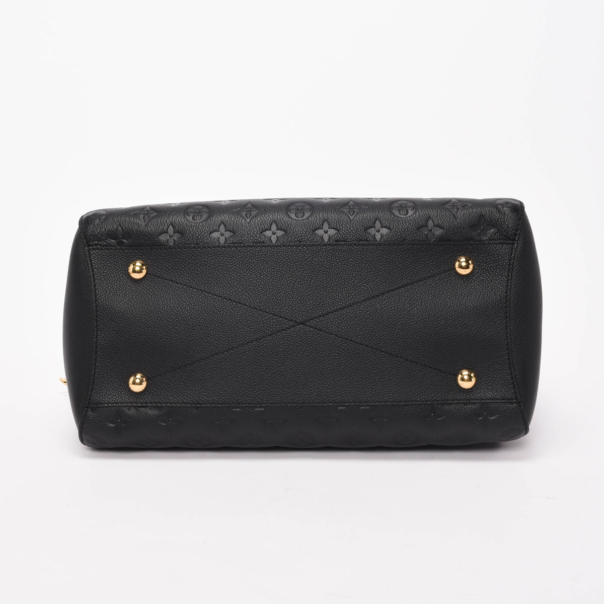 Louis Vuitton Black Monogram Empreinte Montaigne GM