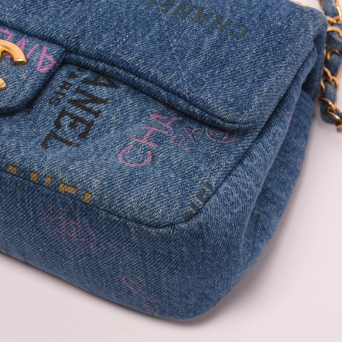 Chanel Blue Denim Mood Mini Flap Bag
