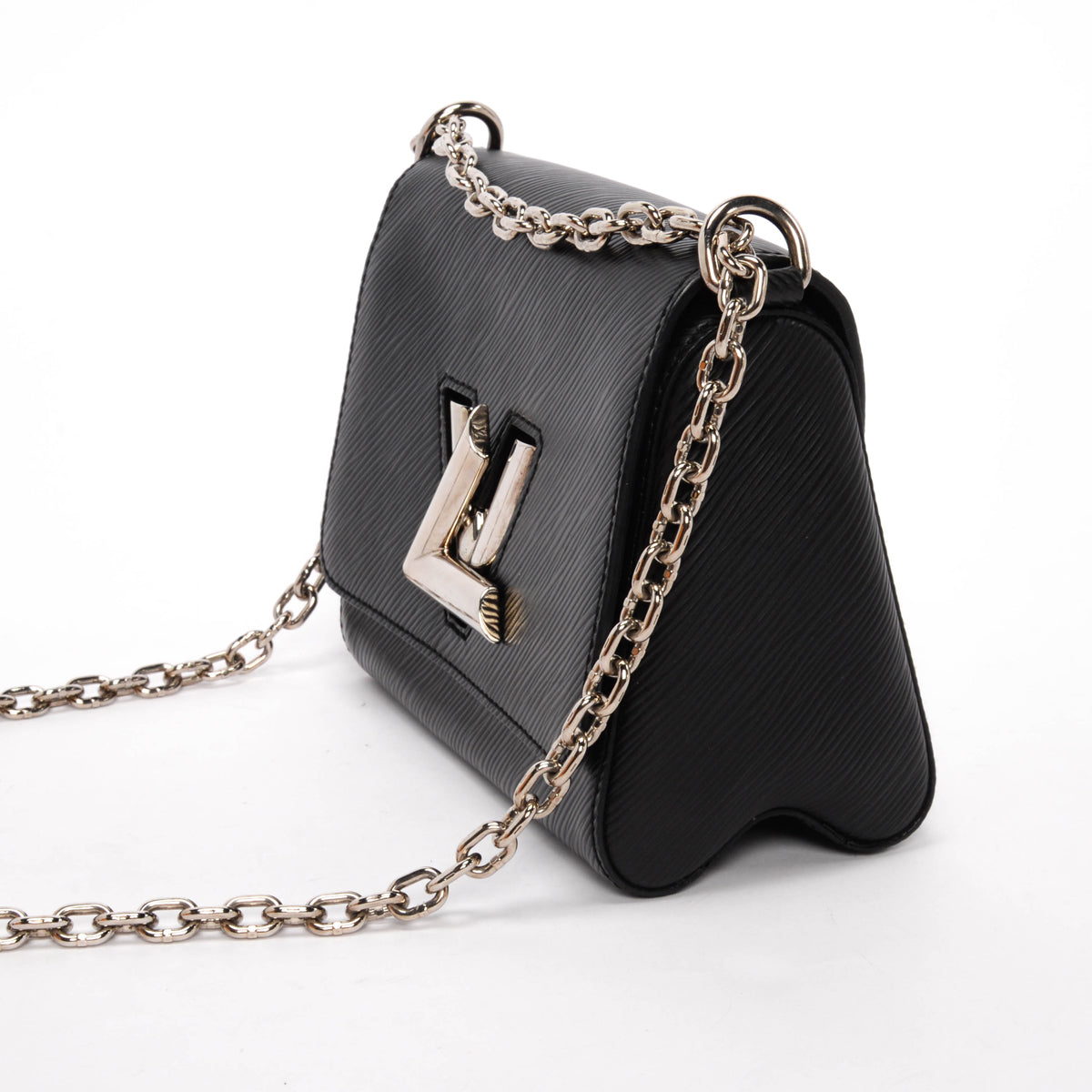 Louis Vuitton Black Epi Leather Twist PM Bag