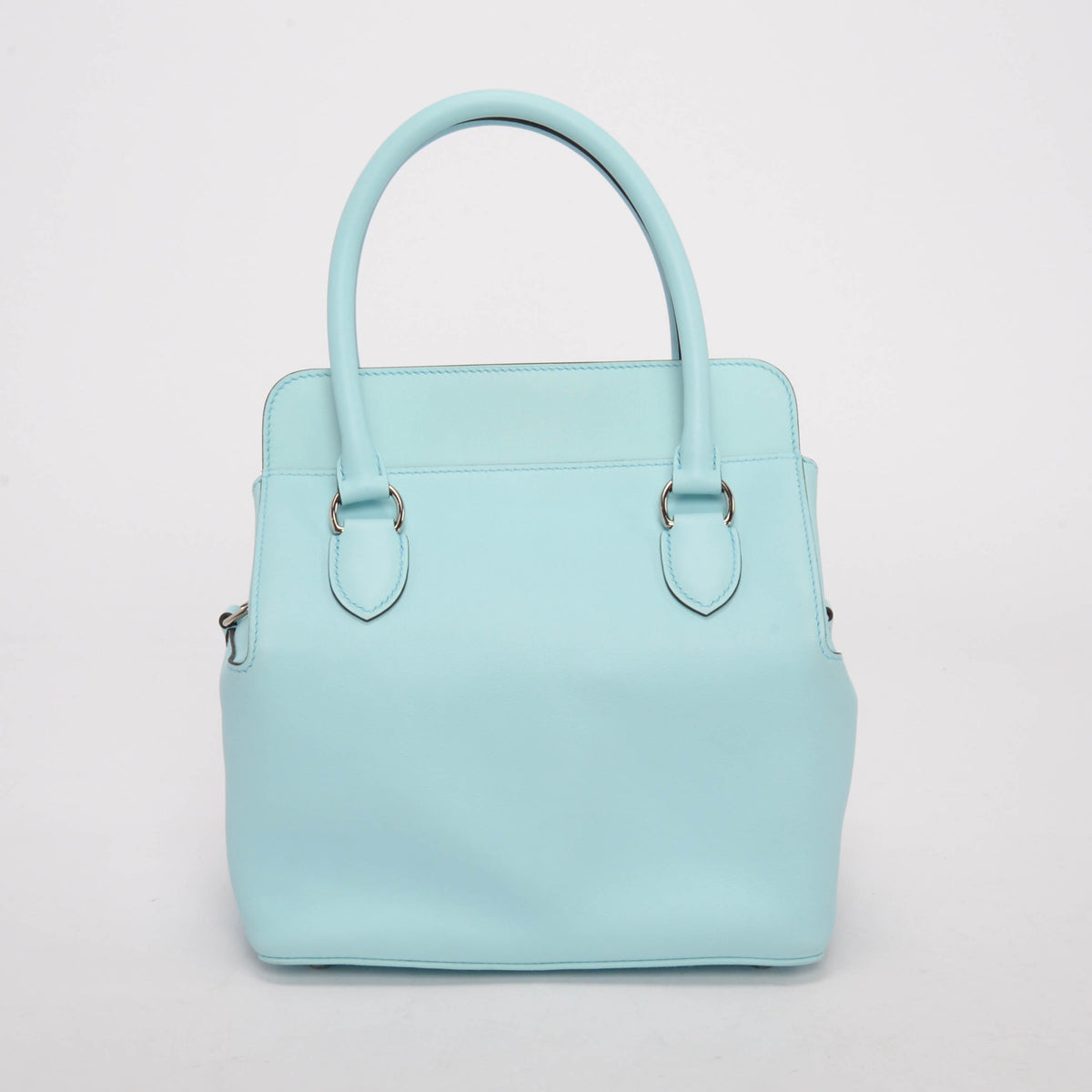 Hermes Bleu Zephyr Swift Mini Toolbox Bag