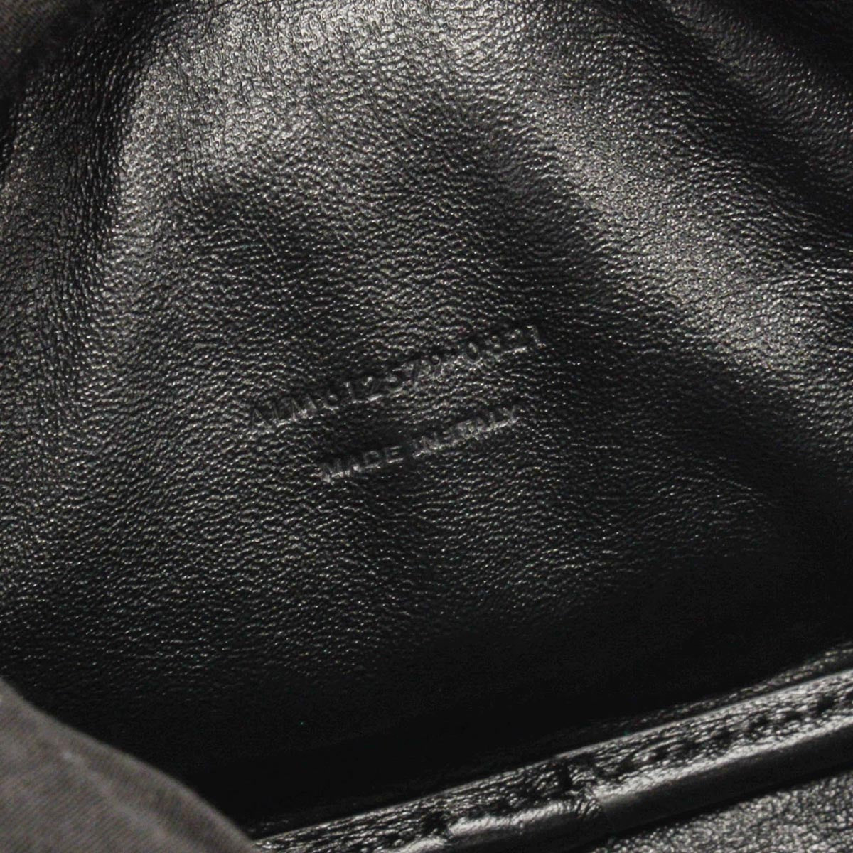 Saint Laurent Green Field Quilted Grain de Poudre Lou Mini Bag