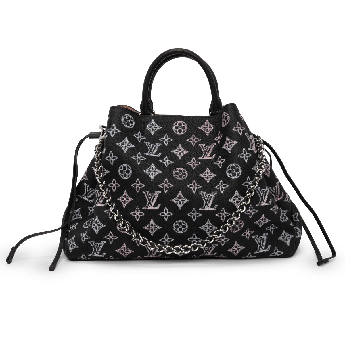Louis Vuitton Black Mahina Flight Mode Bella Tote