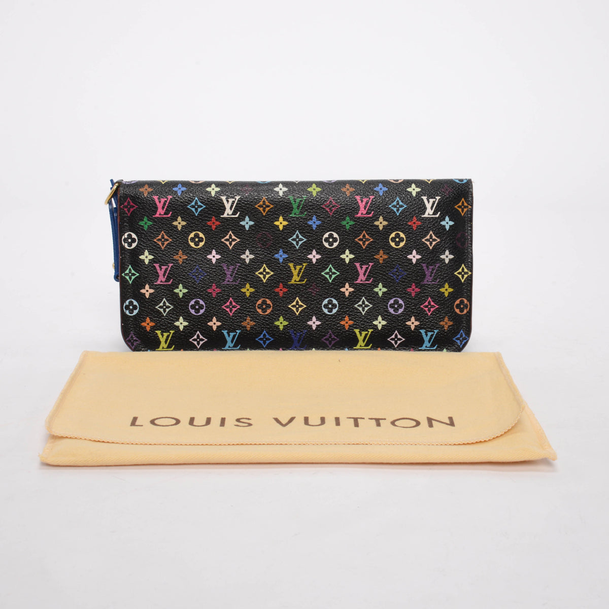 Louis Vuitton Black Multicolore Monogram Insolite Wallet