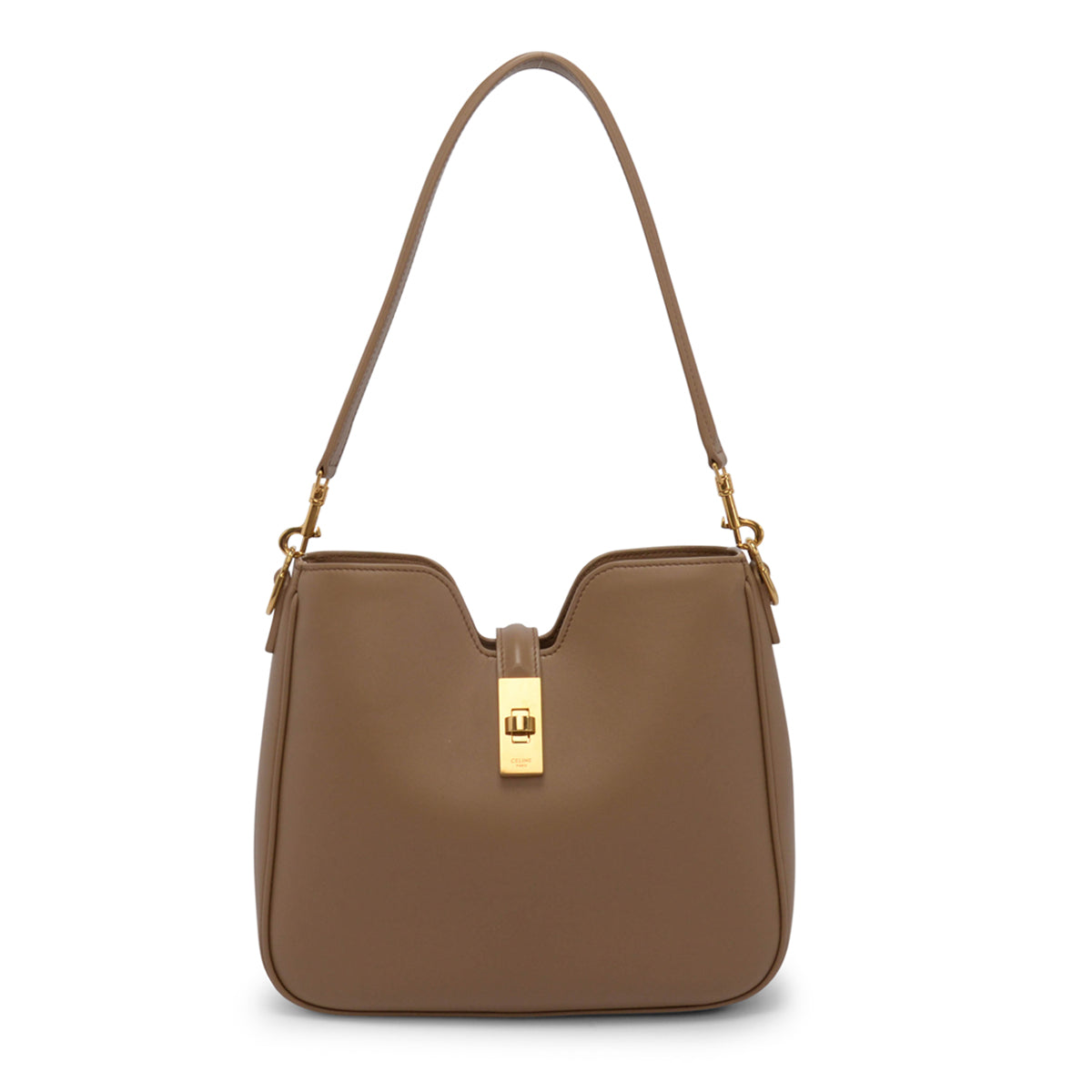 Celine Smoked Brown Smooth Calfskin Small Camille 16 Soft Bag