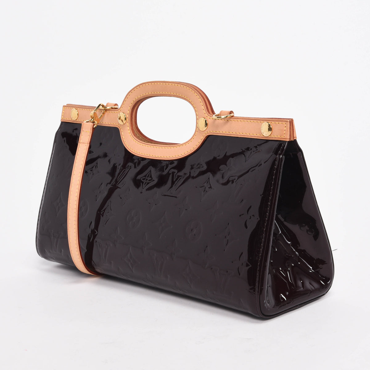 Louis Vuitton Amarante Monogram Vernis Roxbury Drive Bag