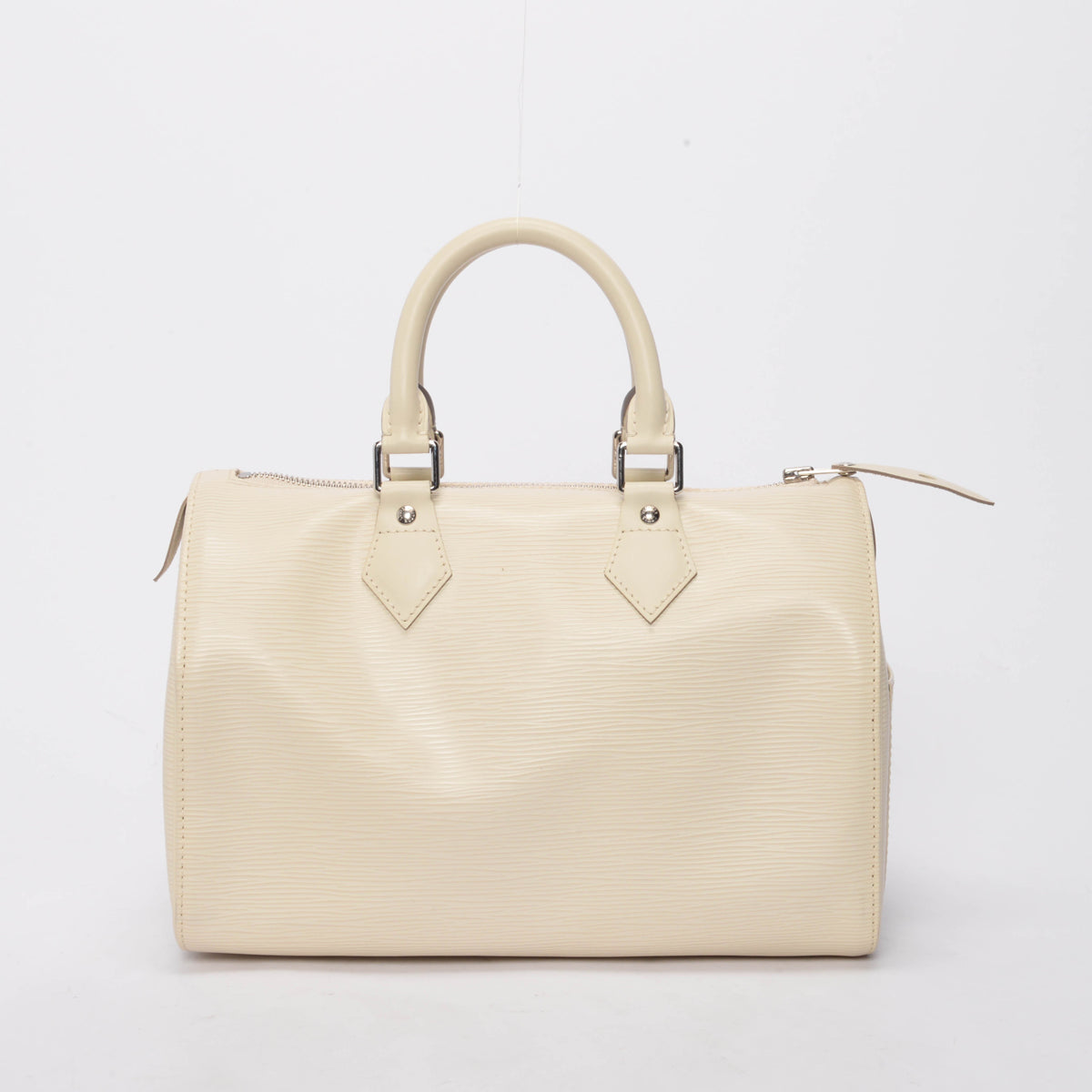 Louis Vuitton White Epi Leather Speedy 30