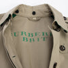 Burberry Brit Taupe Bonded Cotton Trench Coat 8 - Blue Spinach