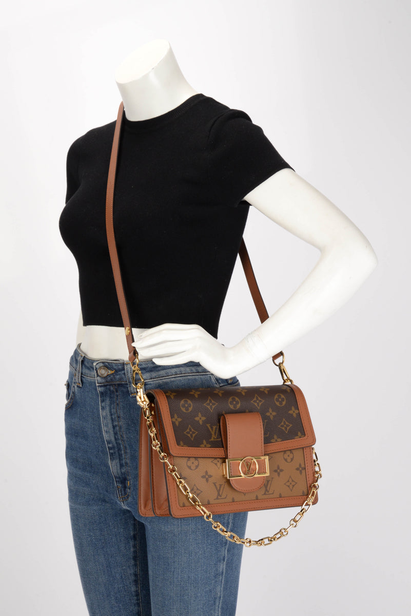Louis Vuitton Reverse Monogram Dauphine MM Bag