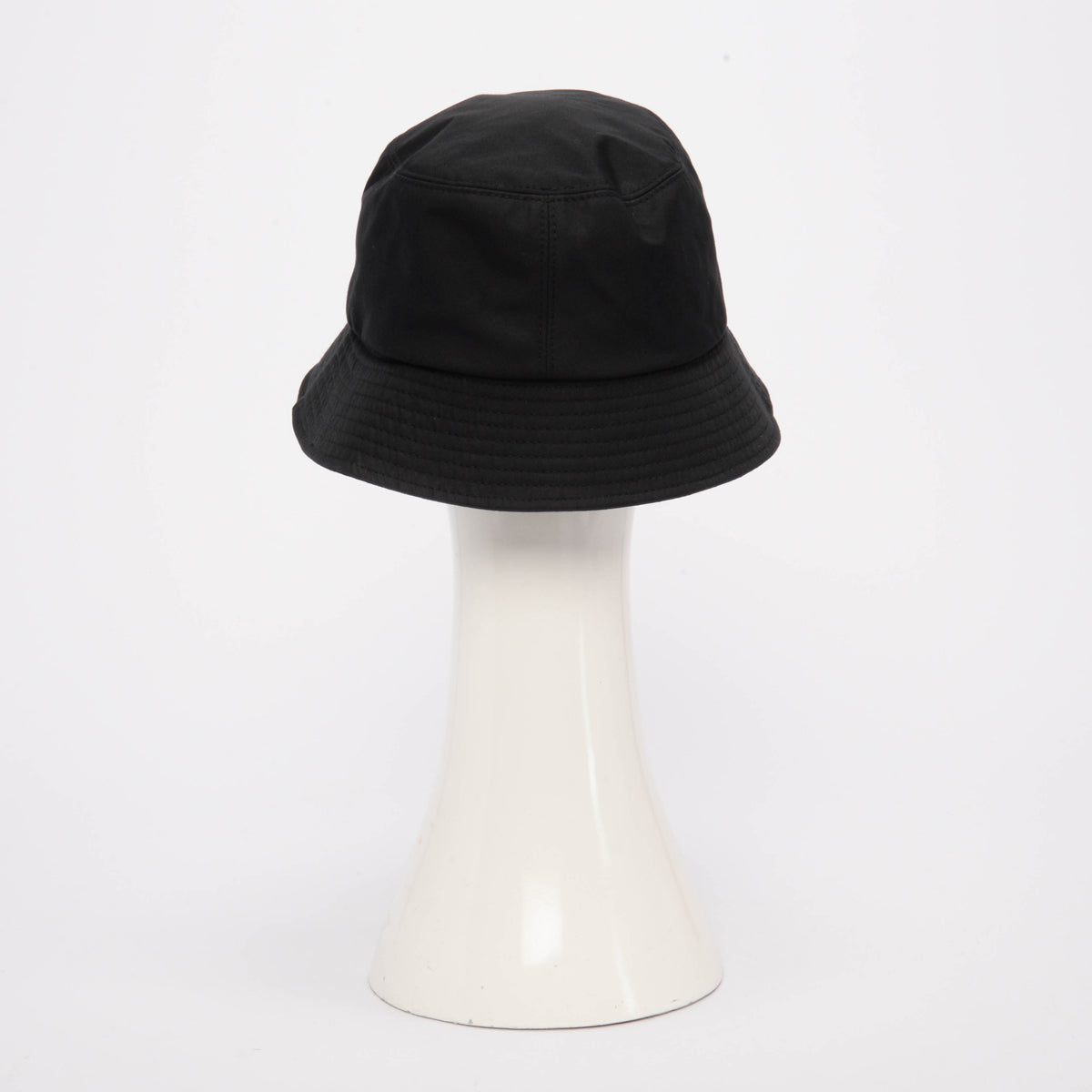 Chanel Black Cotton CC Bucket Hat