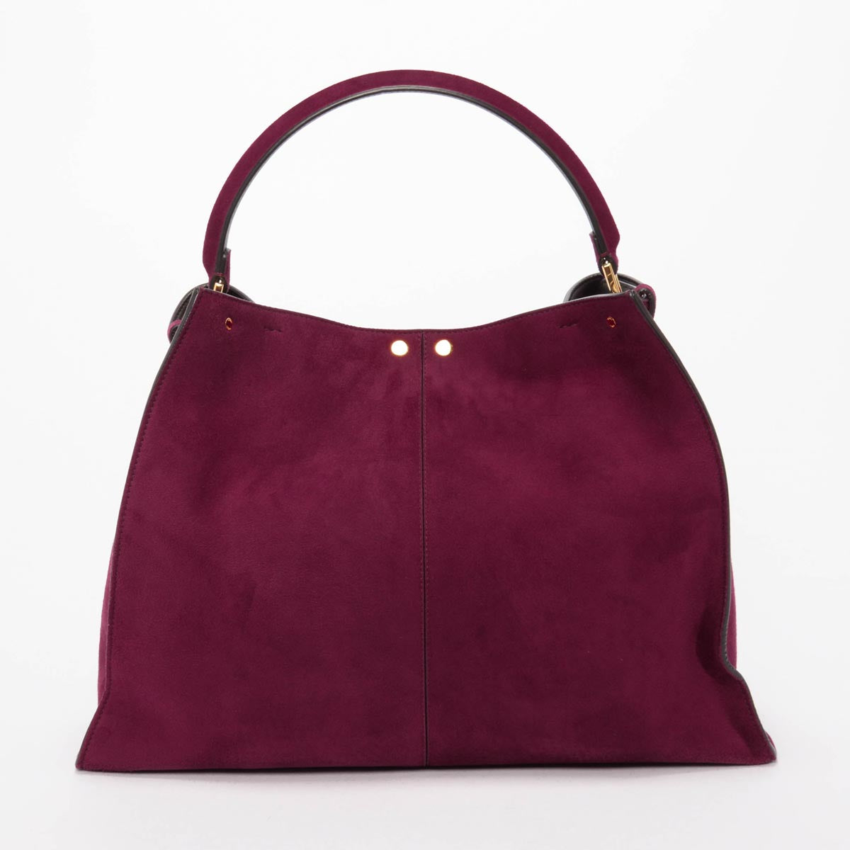 Fendi Cyclamen Suede Peekaboo X-Lite Large Tote