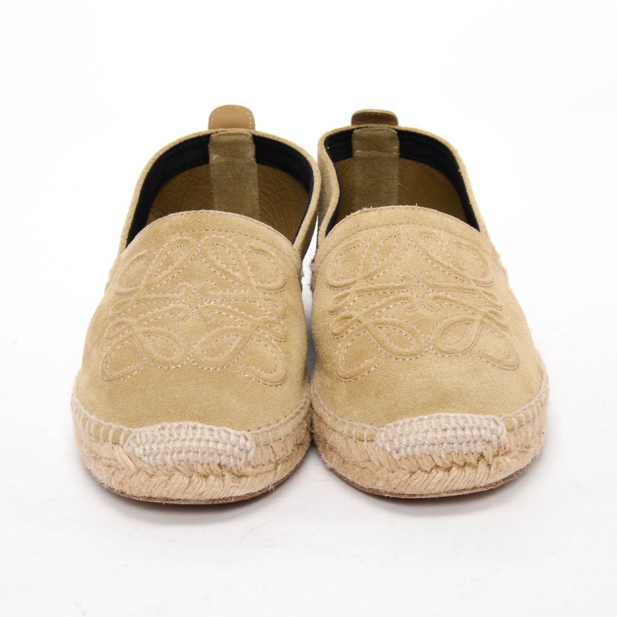 Loewe Beige Suede Anagram Espadrilles 37