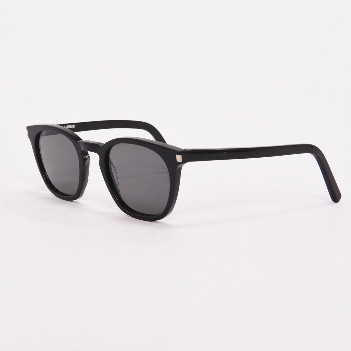 Saint Laurent Black Round Sunglasses