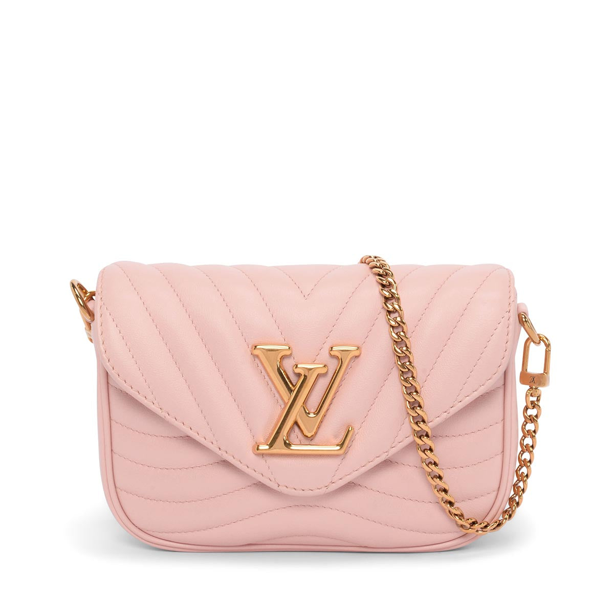 Louis Vuitton Rose Ballerine New Wave Multi Pochette Bag