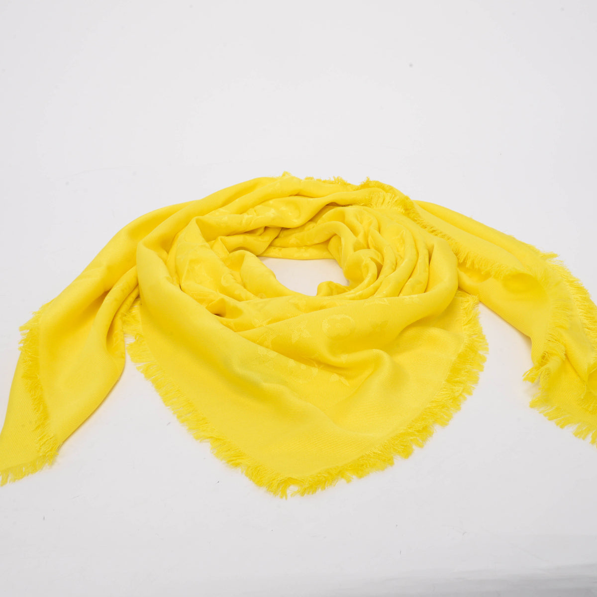 Louis Vuitton Yellow Monogram Classic Shawl