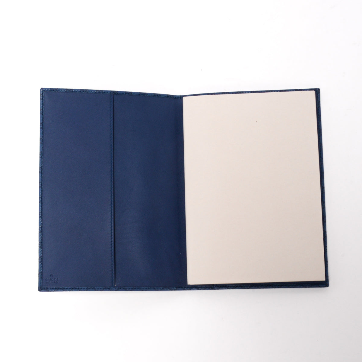 Gucci Blue Microguccissima Notebook