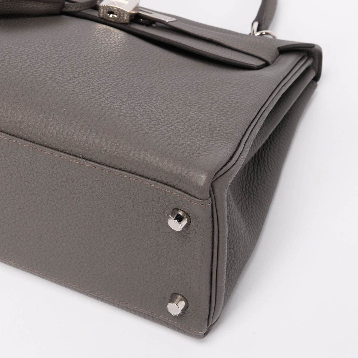 Hermes Gris Etain Togo Kelly 28