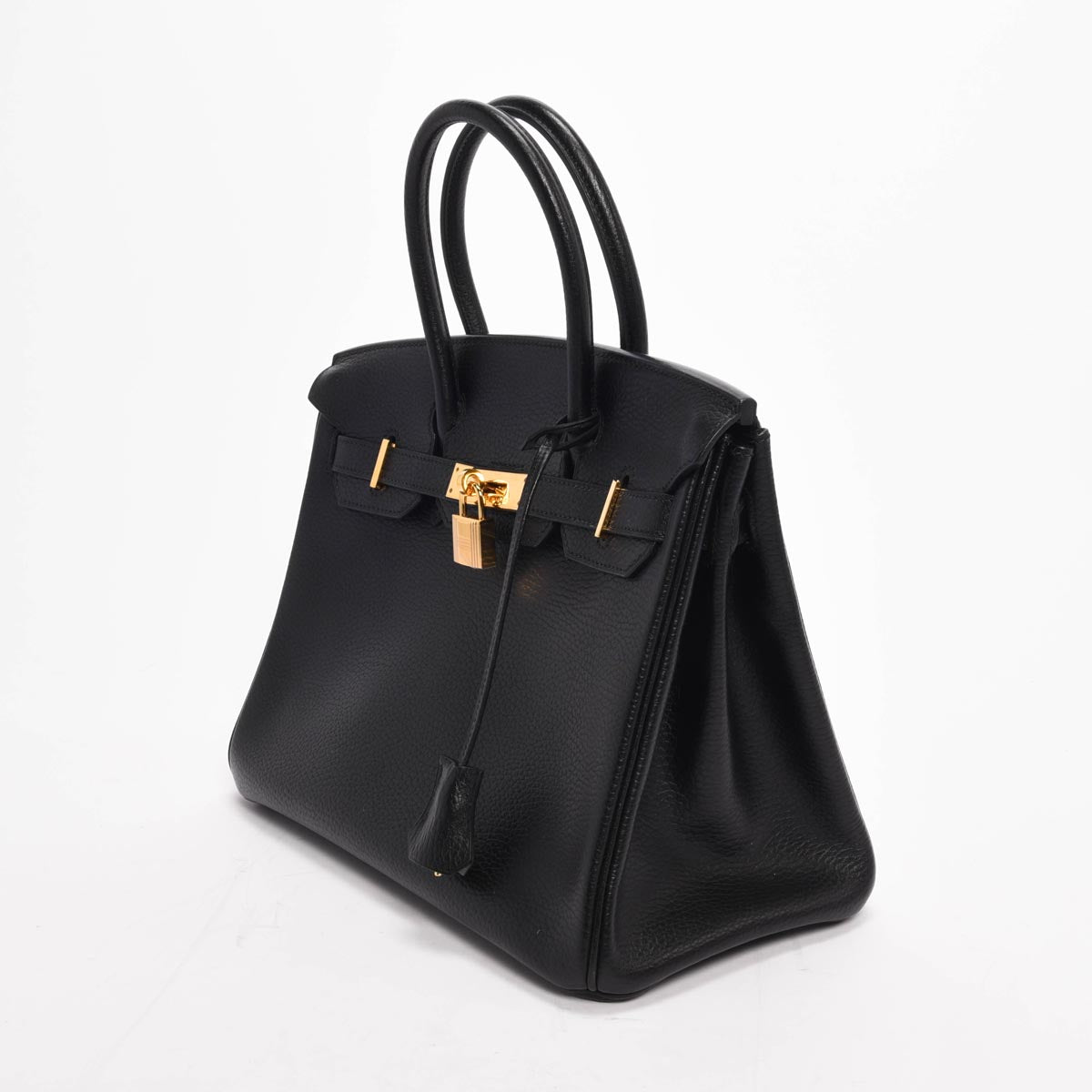 Hermes Black Ardennes Birkin 30 GHW