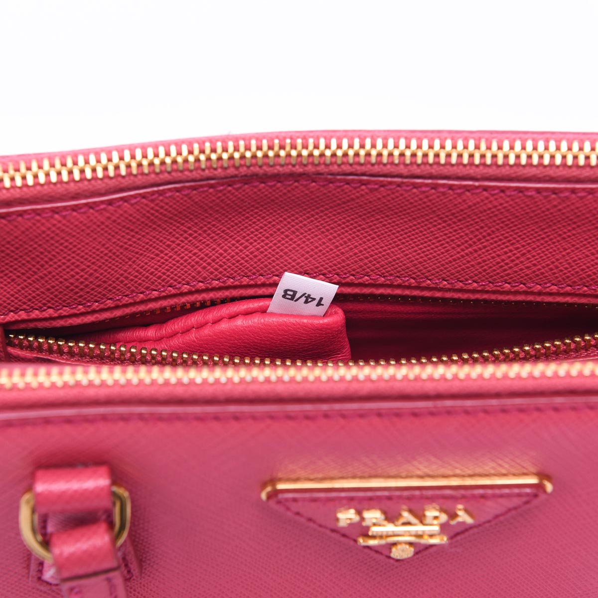 Prada Pink Saffiano Mini Galleria Tote