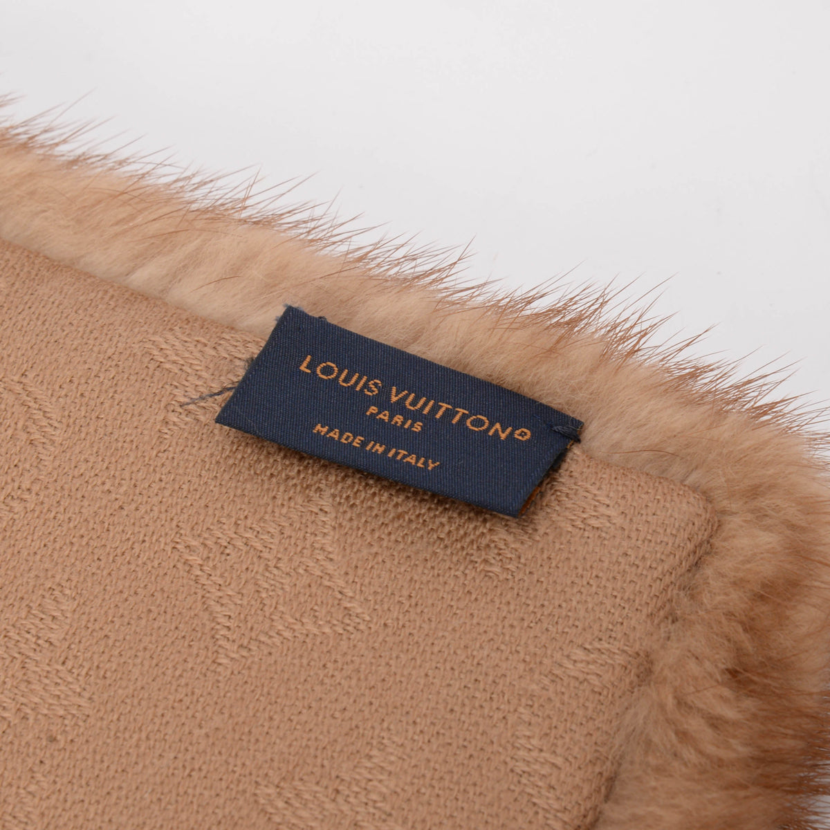 Louis Vuitton Brown Monogram Mink Scarf