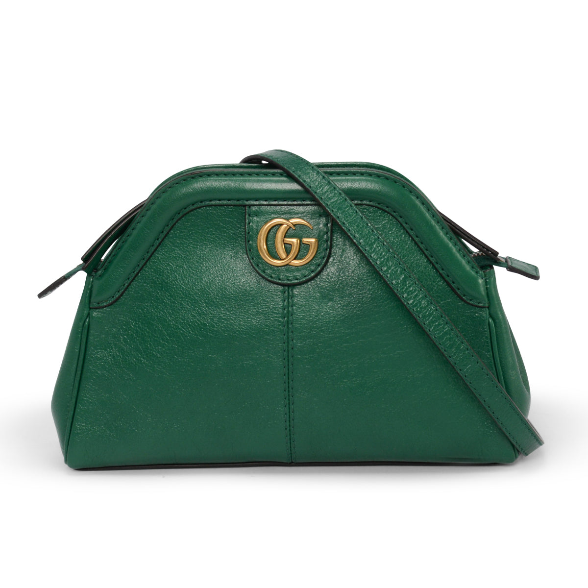 Gucci Emerald Green Calfskin Re(Belle) Small Shoulder Bag
