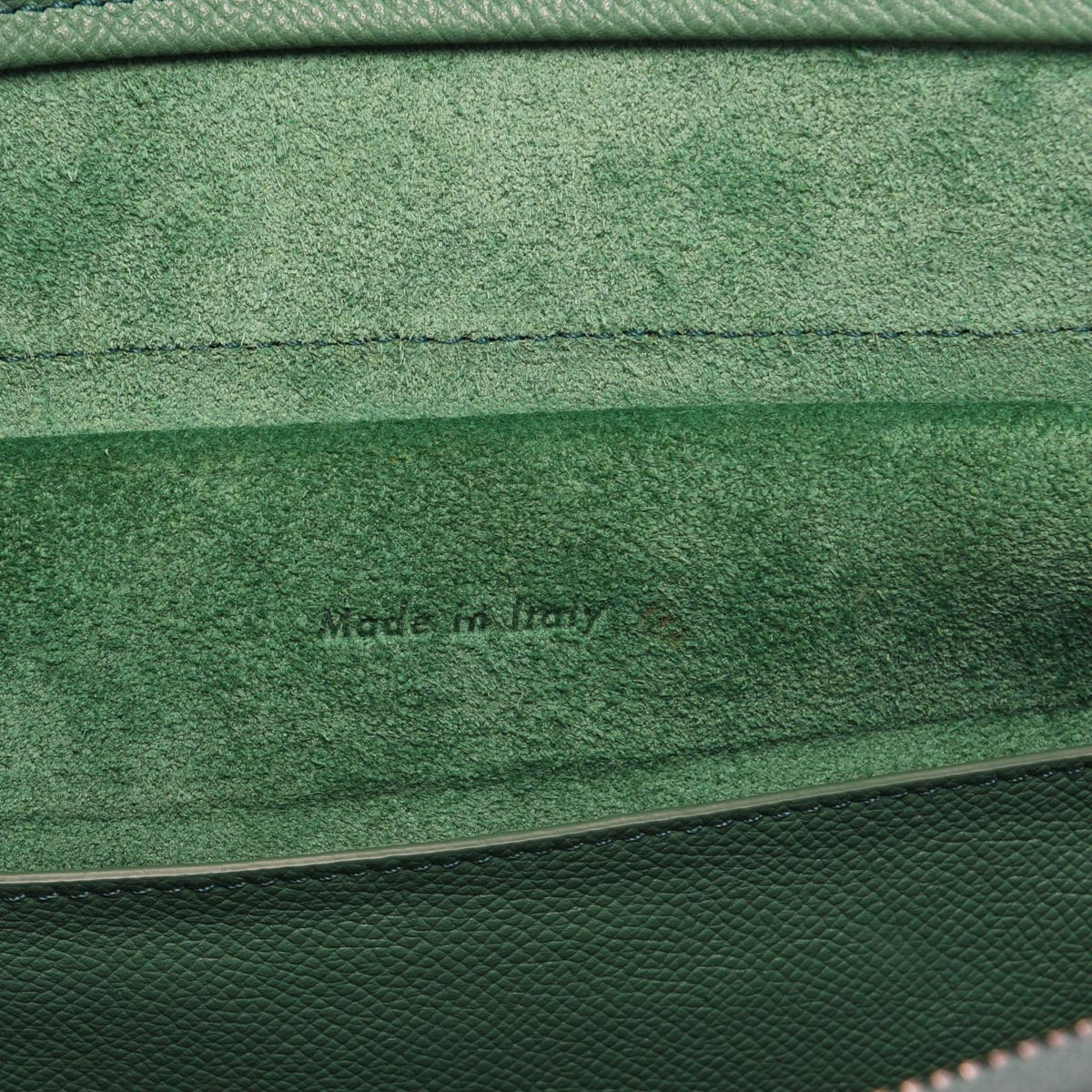Celine Pop Green Grained Calfskin Micro Belt Bag