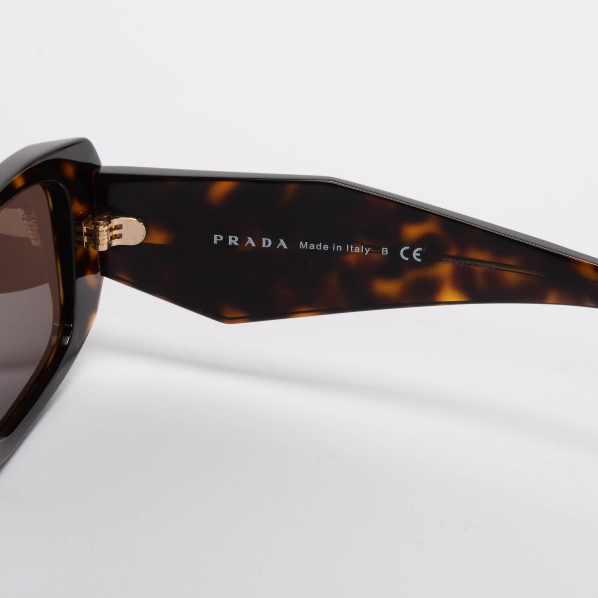 Prada Tortoise Acetate Scultoreo Sunglasses