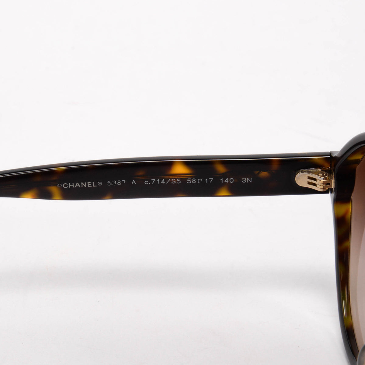 Chanel Havana Round Sunglasses
