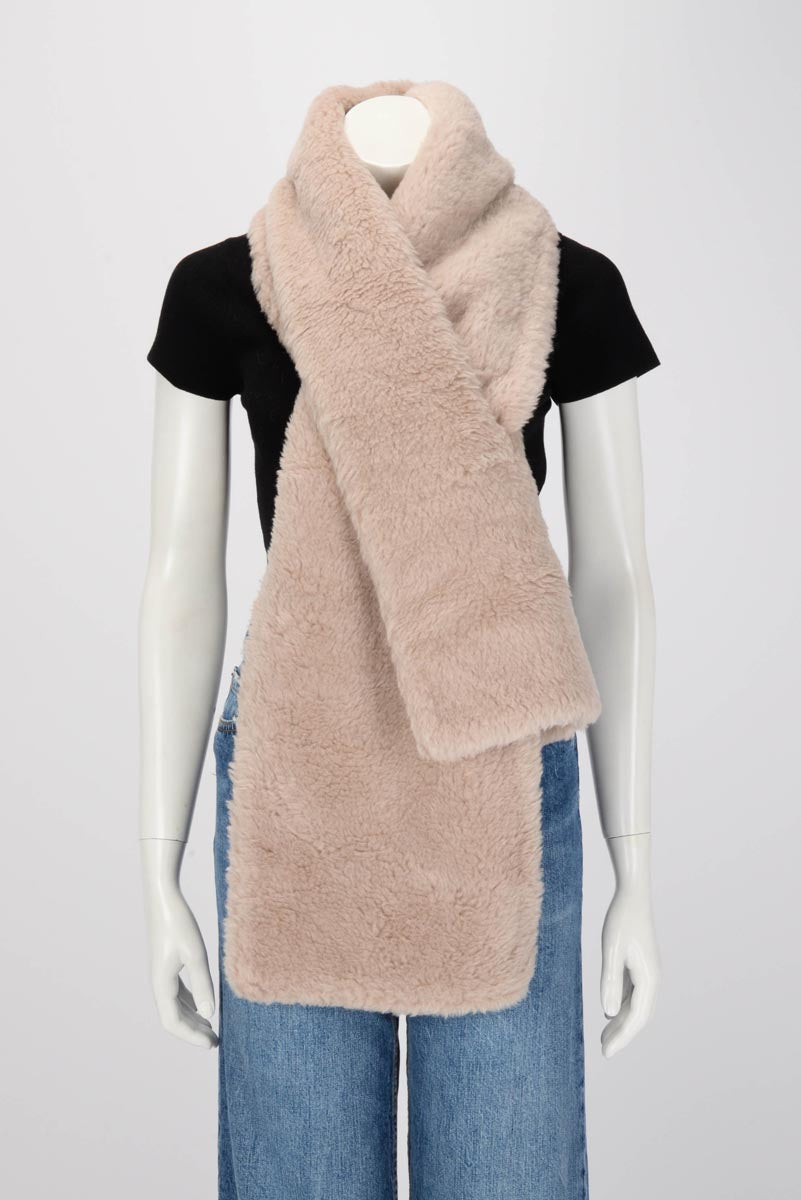 Max Mara Beige Alpaca Wrap Shawl