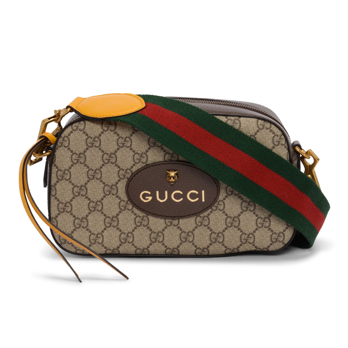 Gucci Brown GG Supreme Neo Vintage Camera Bag