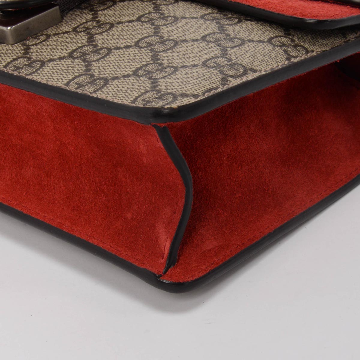 Gucci Red GG Supreme Mini Dionysus Bag