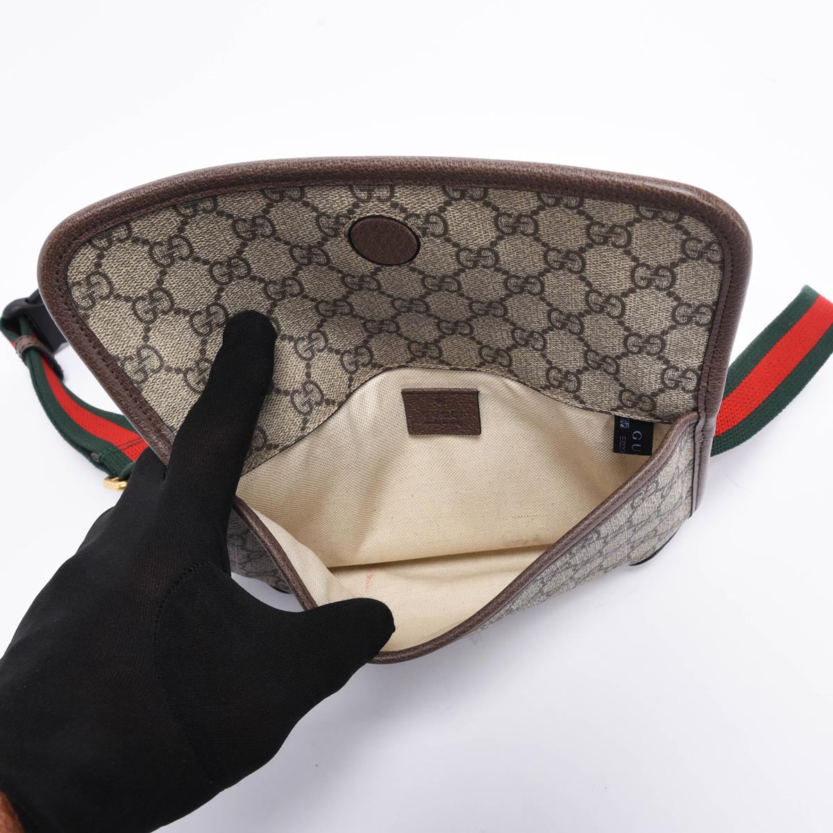 Gucci GG Supreme Neo Vintage Web Belt Bag