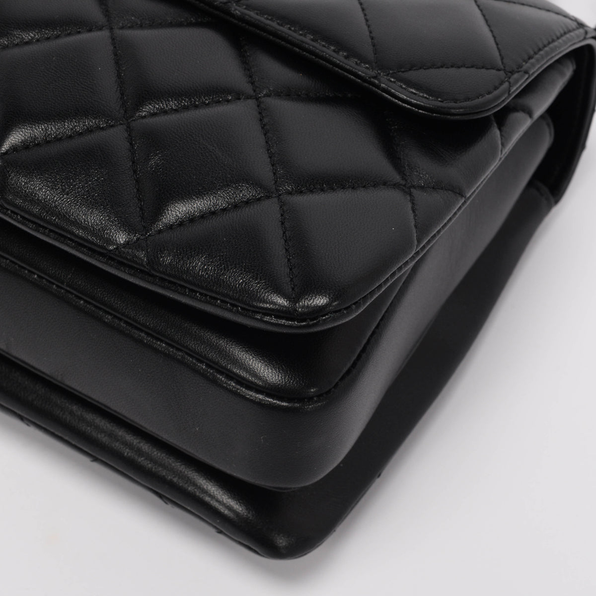 Chanel Black Quilted Lambskin Small Trendy CC Bag