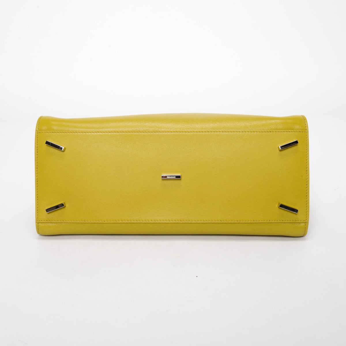 Ferragamo Bi-Colour Calfskin Medium Hug Soft Shoulder Bag