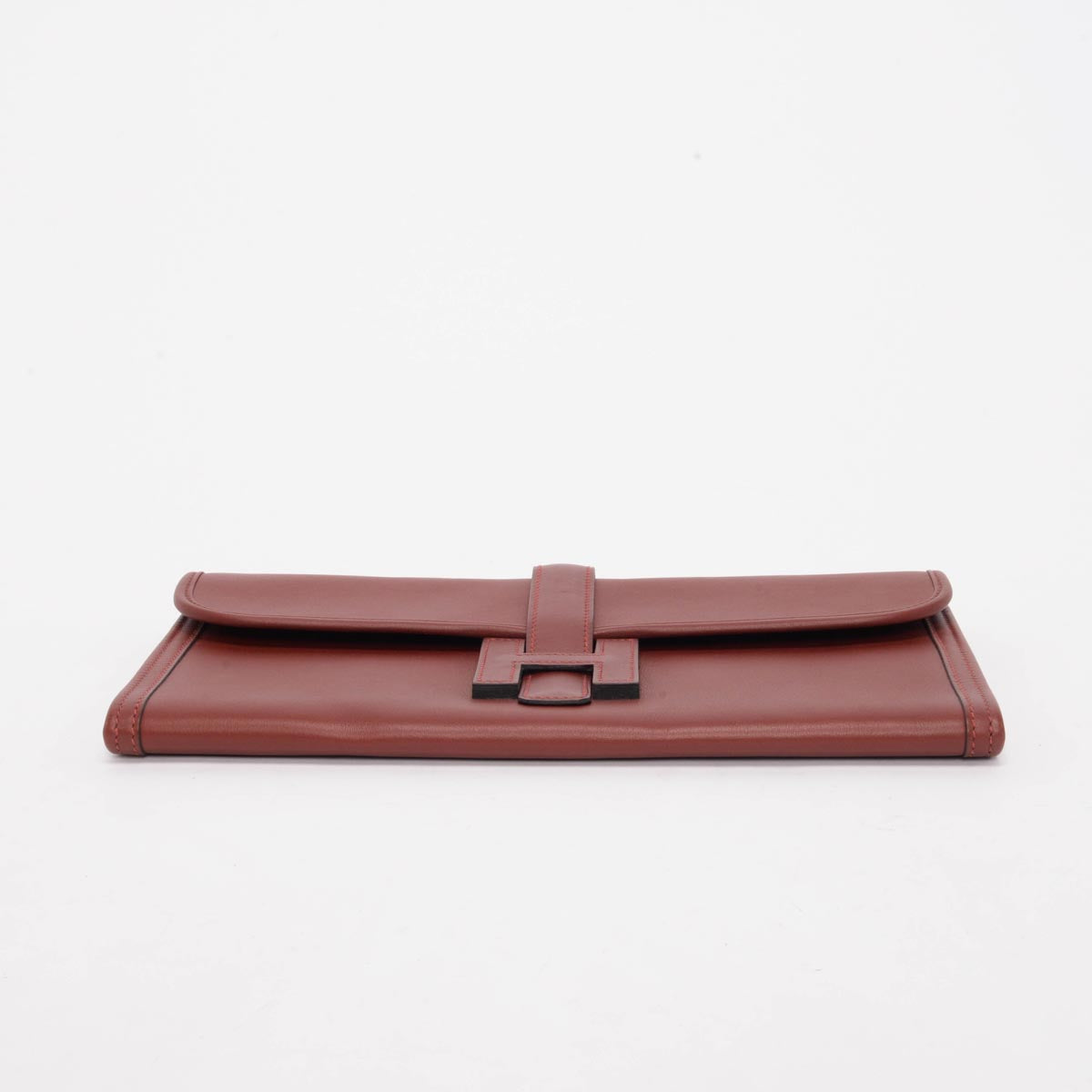 Hermes Rouge H Swift Jige Elan 29 Clutch